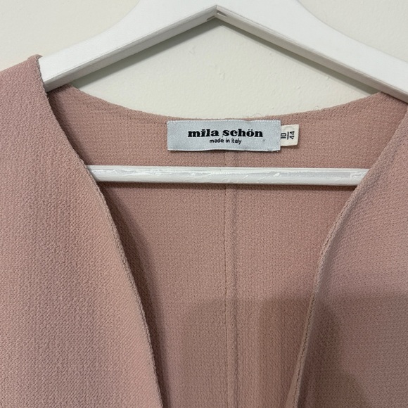 MILA SCHöN Pink Women's Blazer pure wool Italian designer - Picture 6 of 13